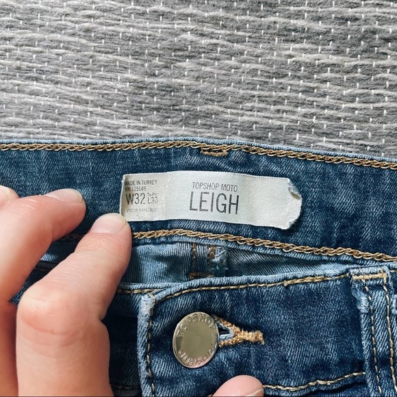 Mid Rise Moto Skinny Jeans - Picture 7 of 12